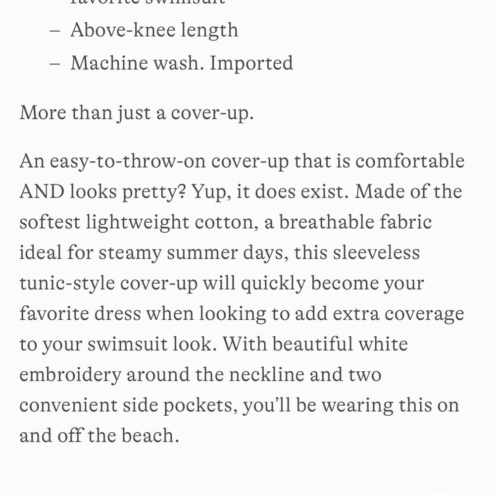 Lands End Beach Dress Cover Up - Picture 9 of 9